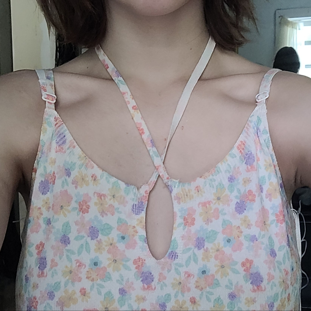 zara multicolor floral print